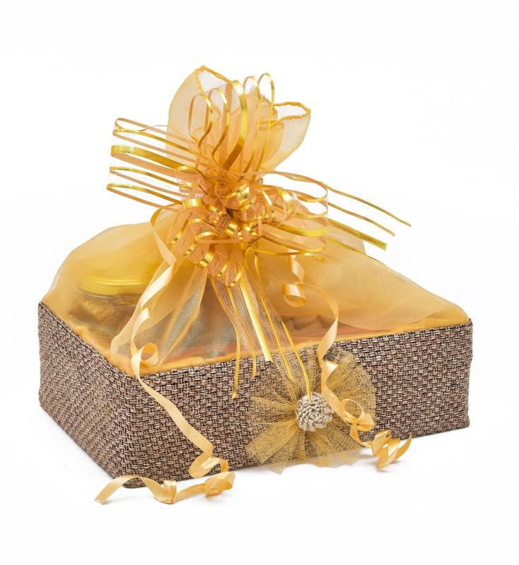 Image of NUTRI MIRACLE Festive Dry Fruits Chocolate Gift Pack With Candles | Diwali Goodies For Business Corporate | Diwali Greeting Card.