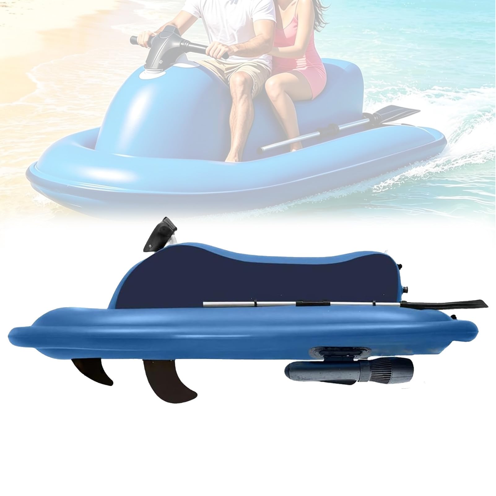 Lancha eléctrica de verano y moto acuática con scooter submarino para adultos
