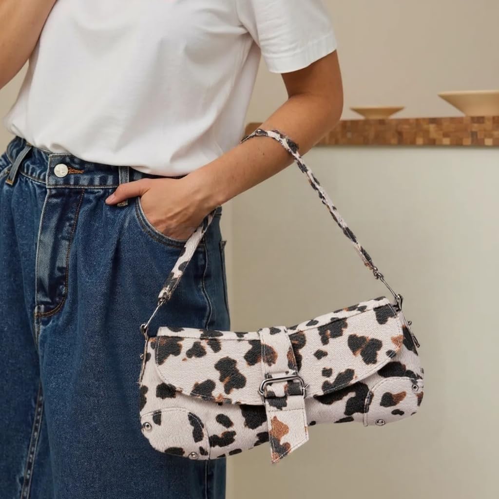 Shoulder Bag Printed Clutch Purse with Magnetic Closure Fashion Hoboes Handbags