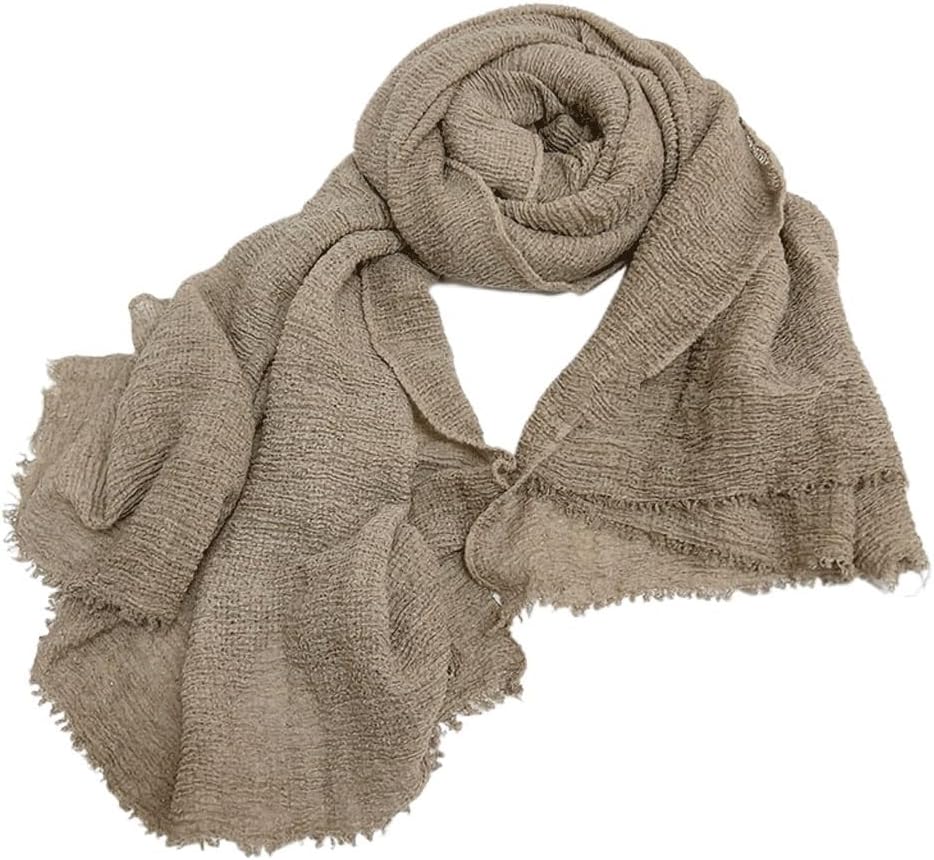 [たけち] スカーフ レディース 冬 ソリッドカラー ウォームネック ロングスタイル