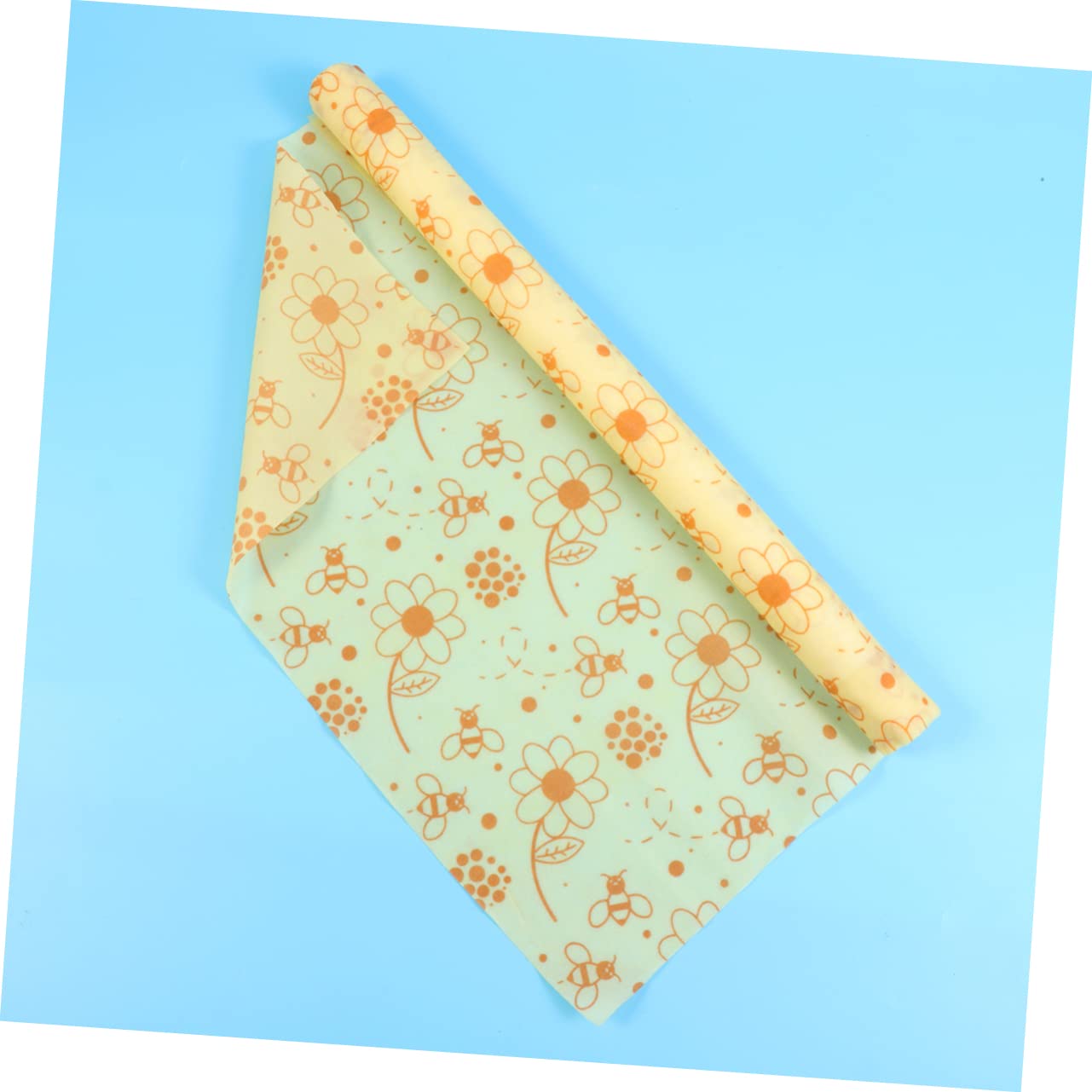 Gatuida Lebensmittelverpackung Verpackungszubehör Party-geschenktüte Packpapier 3 Rollen Kühlschrank Wickeltuch Lebensmittel Bienenwachs Sandwich-Geschenkpapier Verpackung