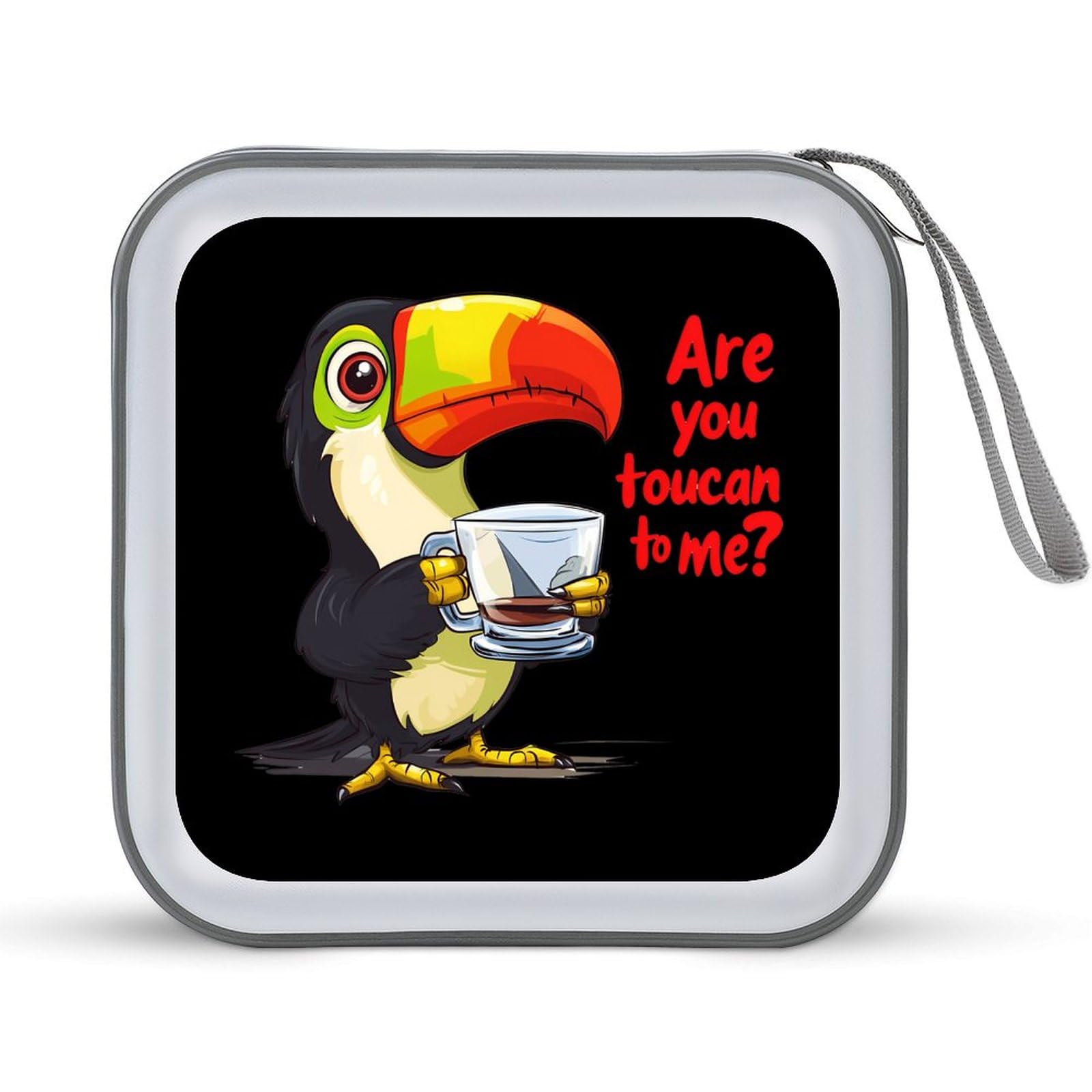 Toucan CD Case Portable DVD Holder Storage Organizer for Home Travel