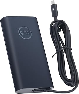 90W for Dell USB-C AC Charger: for Dell XPS 12 9250 XPS 13 9350 9360 9365 9370 9380 5420 5410 5490 5500 5520 5590 7310 7390 7280 7480 7390 Precision 3550 Type C Laptop Adapter Power Supply Cord