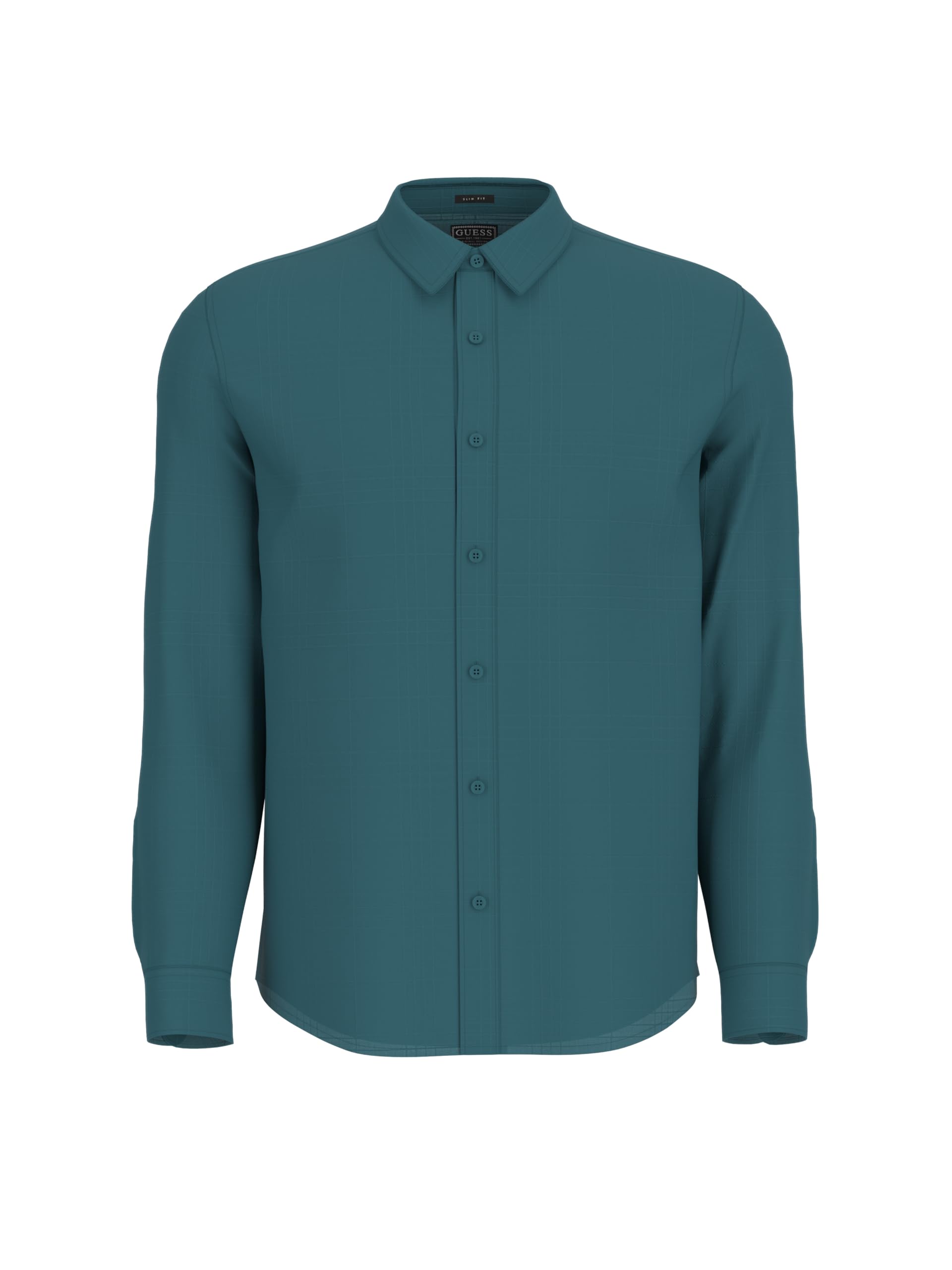 GUESS Men's Long Sleeve Regent Check Shirt