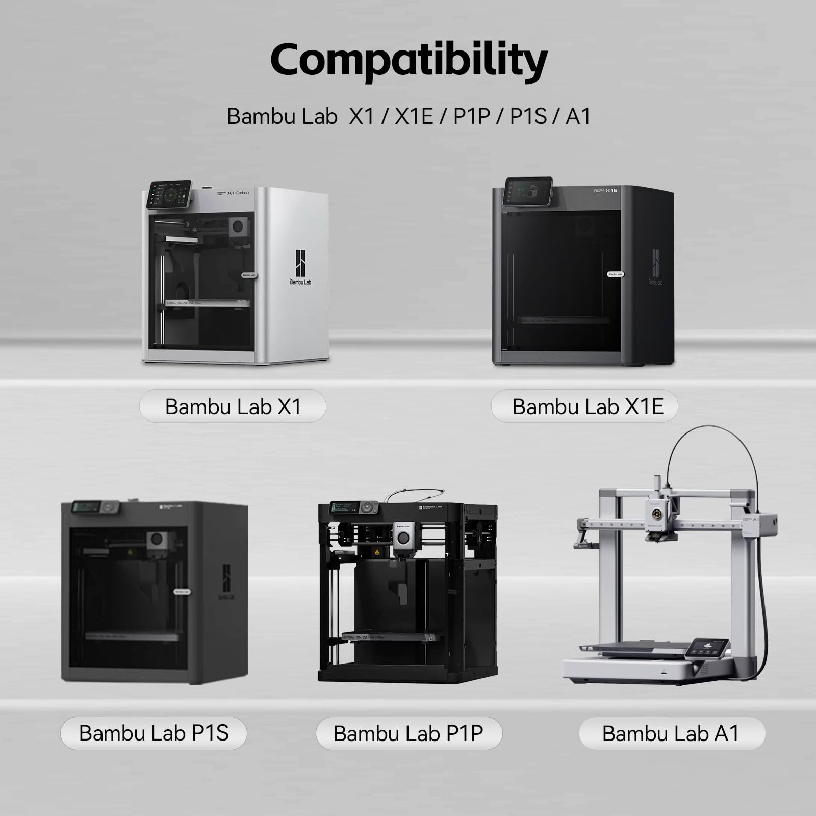 UniTak3D A1 Build Plate Żywica epoksydowa 257 * 257mm Platforma drukująca Dwustronne magnetyczne łóżko drukujące Compatible with Bambu Lab P1P/P1S /X1/X1C/X1E/A1 Drukarkami 3D