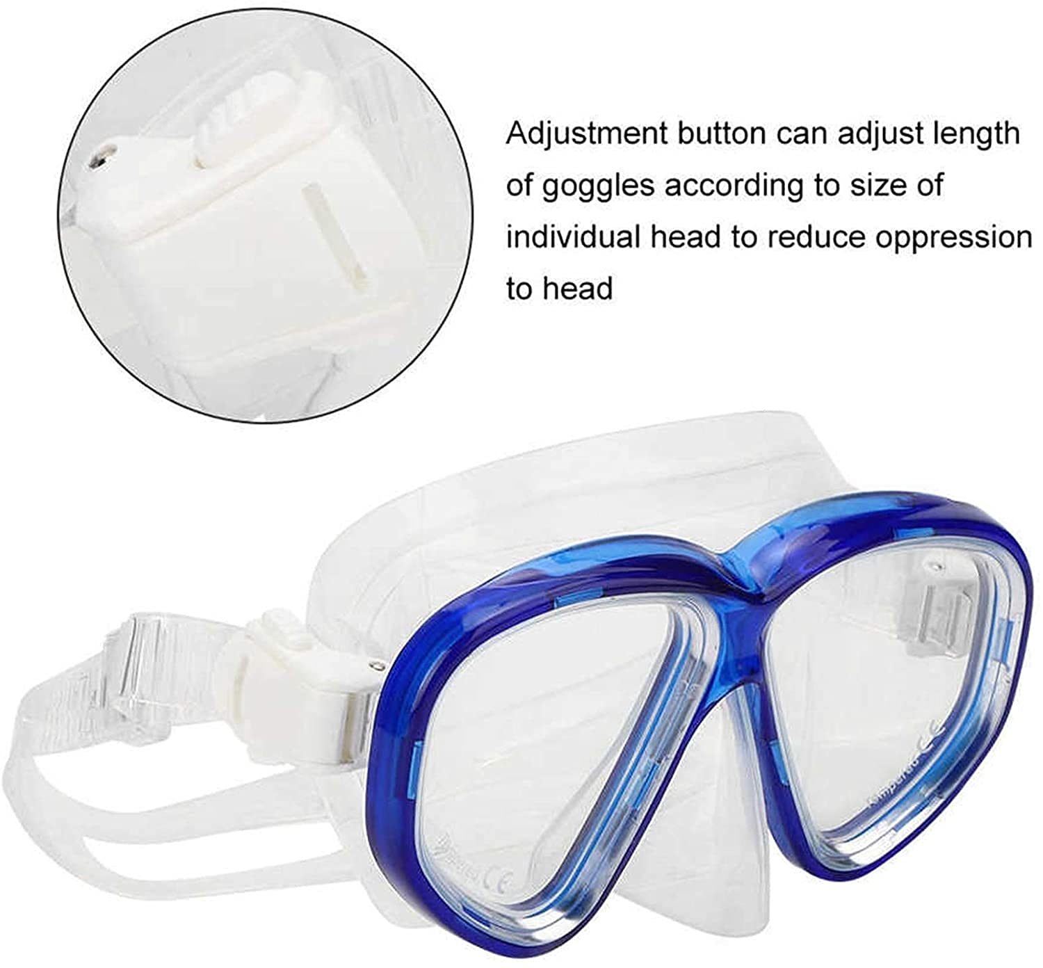 Máscara Facial Completa Máscaras de Buceo Snorkel Pesca submarina Equipo natación Gafas Snorkel
