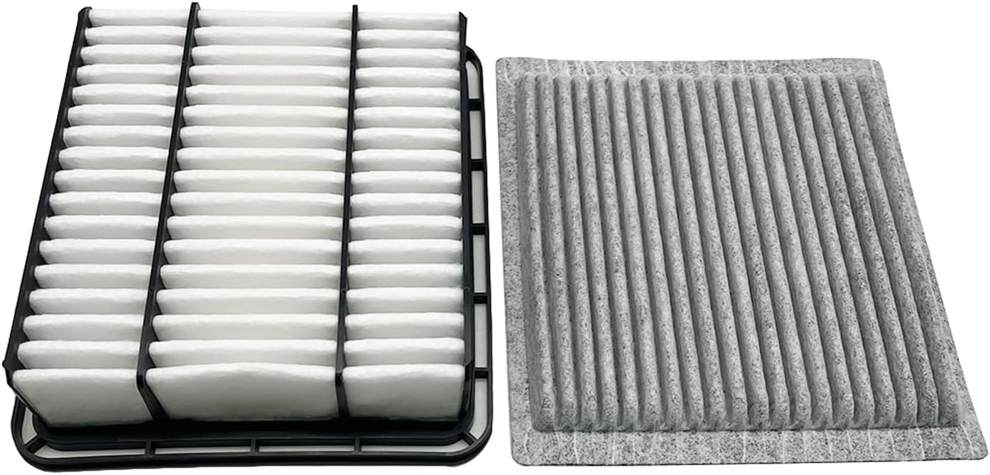 Engine & Cabin Air Filter Fit for 2001-2005 Lexus IS300 L6 3.0L Replace 17801-46080 87139-48020 1780146080 8713948020
