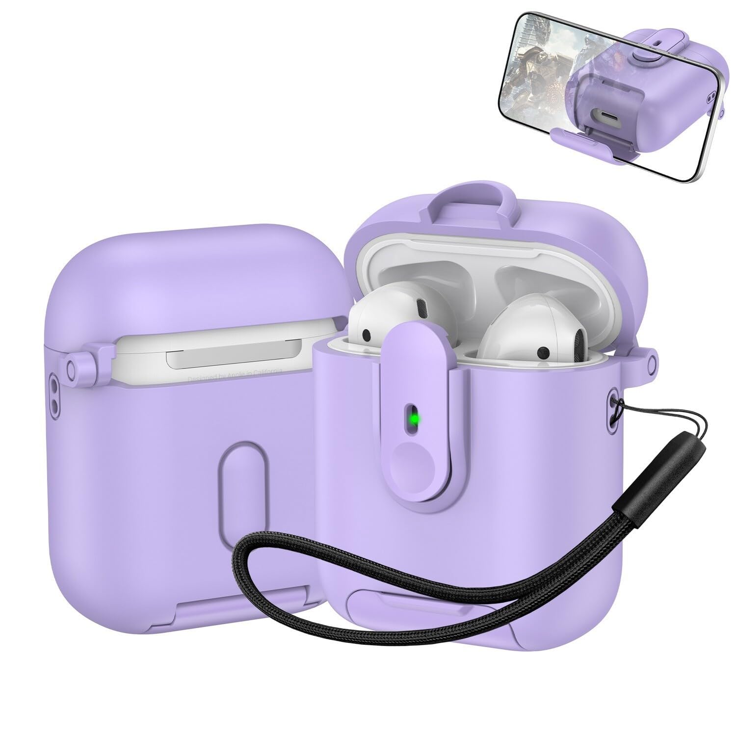 Coque Airpods 2e génération silicone rigide protection boîtier écouteurs - 7