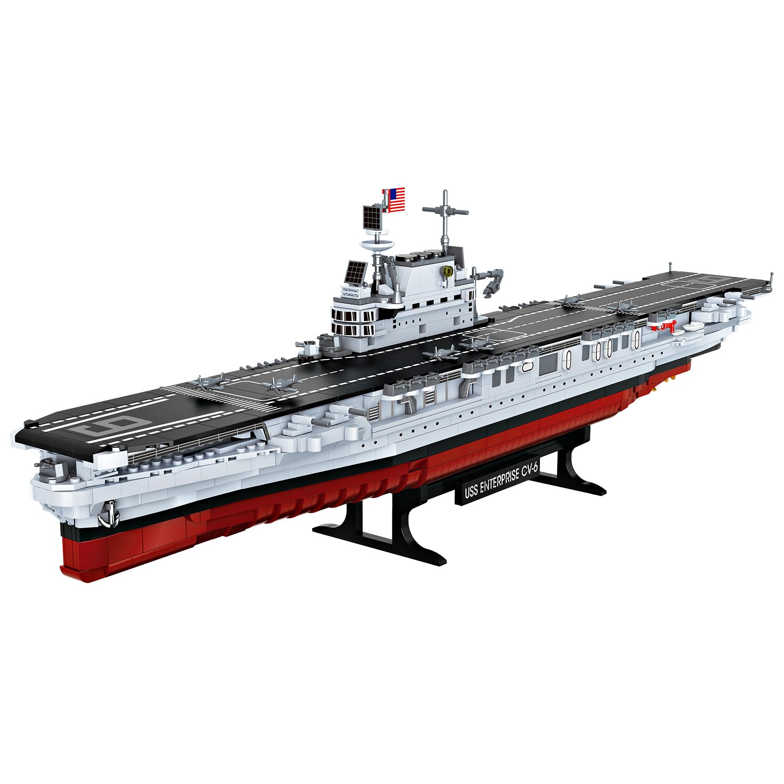 Brihappen Battleship Building Set for Adult Boys, Military Battleship Ships Building Toy Home Office Collection Model, Birthday Gifts for Building Blocks Lover(1883 Pcs)