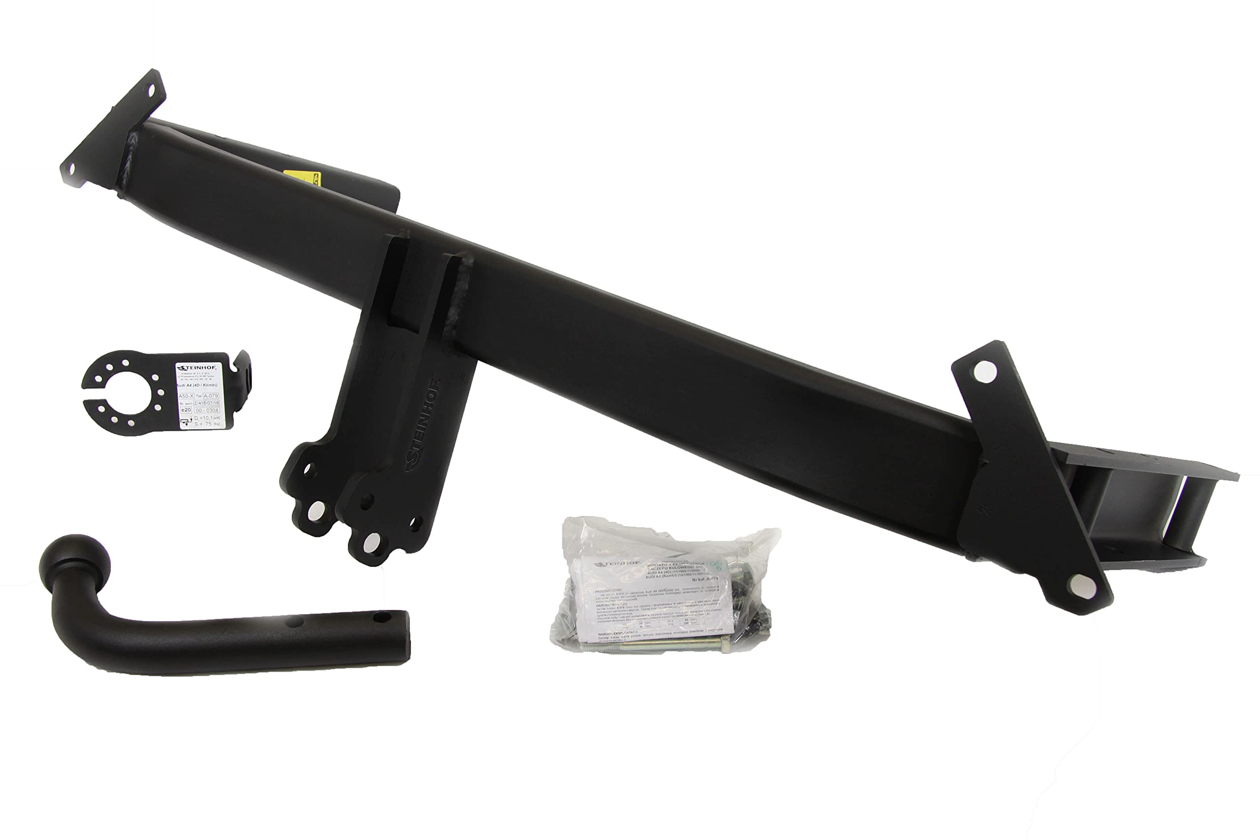 Gancio di traino fisso per Audi A4 B5 8D Avant SW 1995-2001 + kit