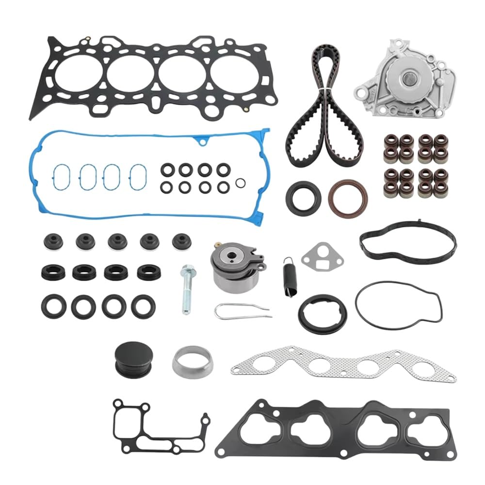 HS26236PT Parte Del Motore Set Guarnizioni Testata Completa Kit Cinghia Dentata Pompa Acqua Adatta 1.7L L4 GAS D17A1 01-05 Per Civic Per LX DX Kit guarnizioni coperchio punterie