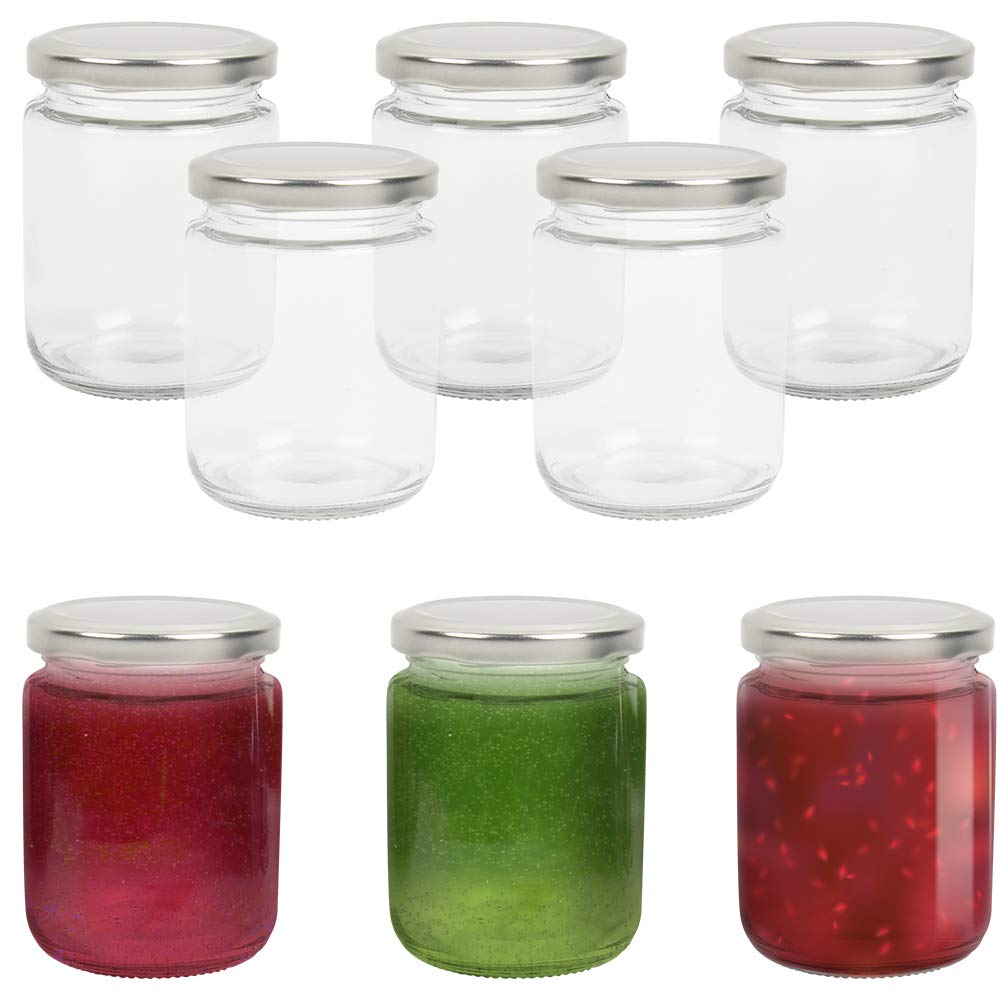 Buy DODUOS 8x Jam Jars 240 ml Reusable Airtight Jars with Lids Glass