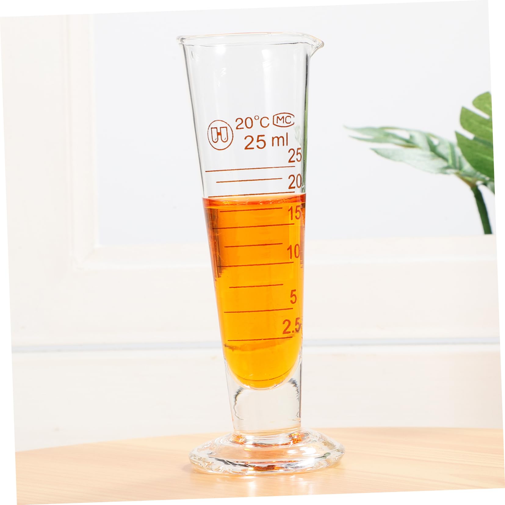 OUNONA Measuring Cup Water Cup Holder Measuring Cups Graduated Liquid Dispenser Cup Kitchen Liquid Measuring Cup Graduated Cylinder Conical Measuring Cylinder Measure Cups Glass