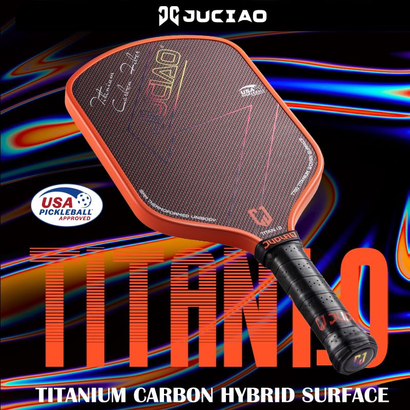 2x ピックルボール パドル JUCIAO V6 T700 生カーボンファイバ 2x