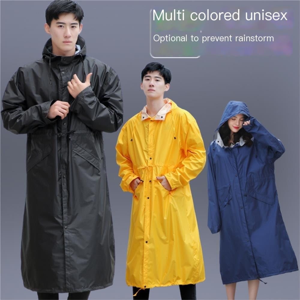 Manteau de Pluie Long Trench, Veste de Pluie imperméable