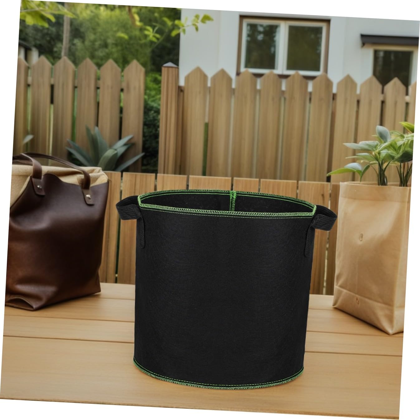 Sosoport 24piezas Bolsas De Cultivo De Tela No Tejida Contenedor para Plantas De Macetas Transpirables para Patatas y Verduras para Jardín y Huertos Interiores