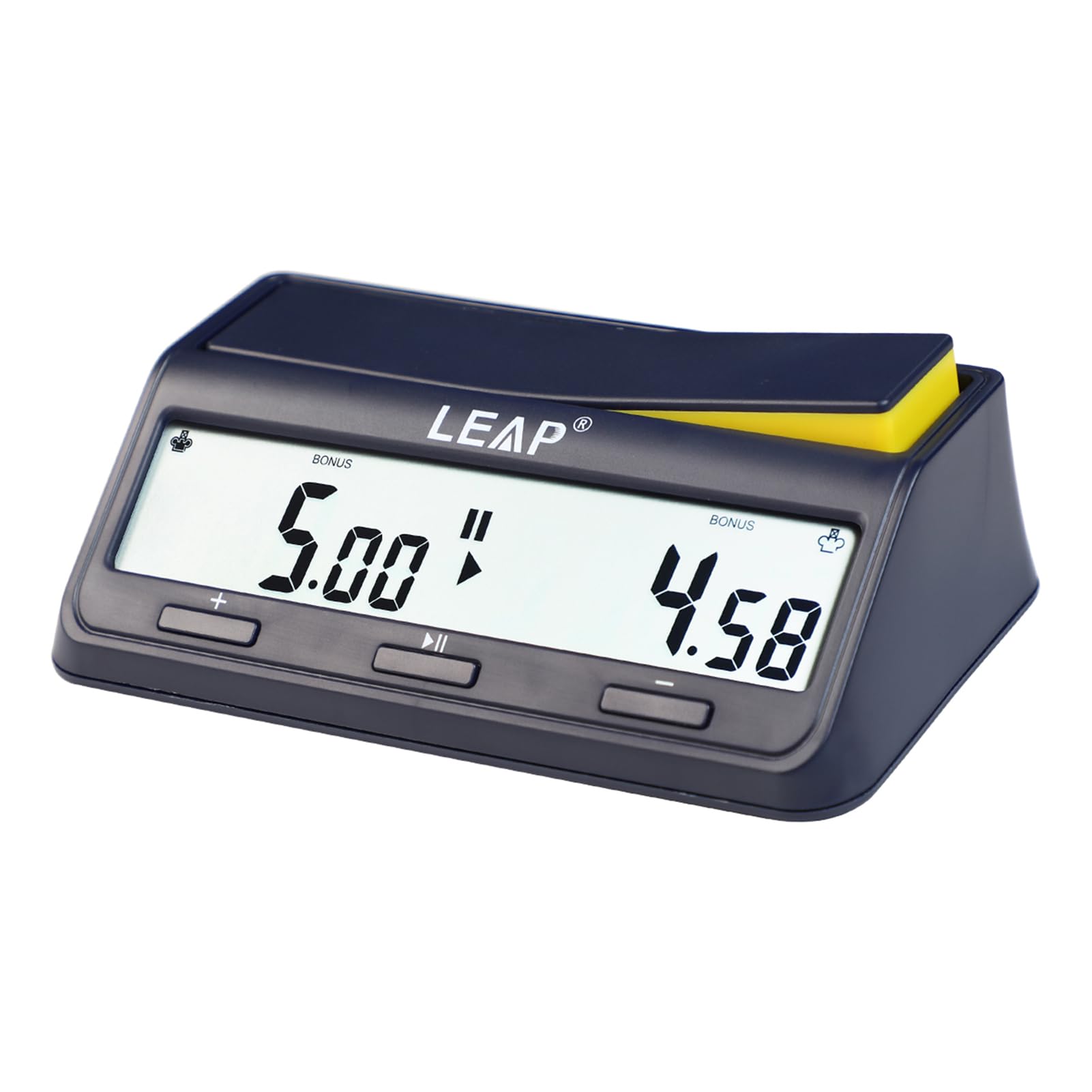 Horloge d'échecs, minuterie numérique, compteur ascendant et descendant avec retard bonus et fonction d'alarme pour jeu d'échiquier professionnel