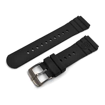 Amazon.co.jp: Luminox DPB 22mm ブラックポリメア交換用バンド