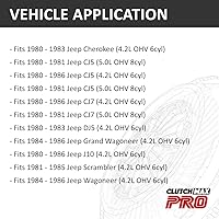 Vista 2 de ClutchMax PRO Performance Stage 2 Placa de disco de embrague con herramienta de alineación compatible con Jeep CJ5 CJ7 J10 DJ5 Chrokee Grand