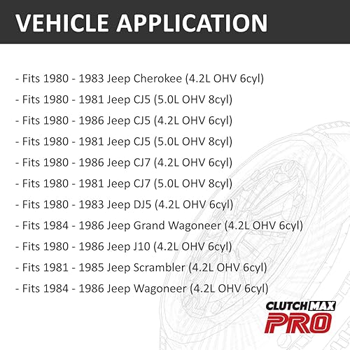 Miniatura 2 de ClutchMax PRO Performance Stage 3 Placa de disco de embrague con herramienta de alineación compatible con Jeep CJ5 CJ7 J10 DJ5 Chrokee Grand