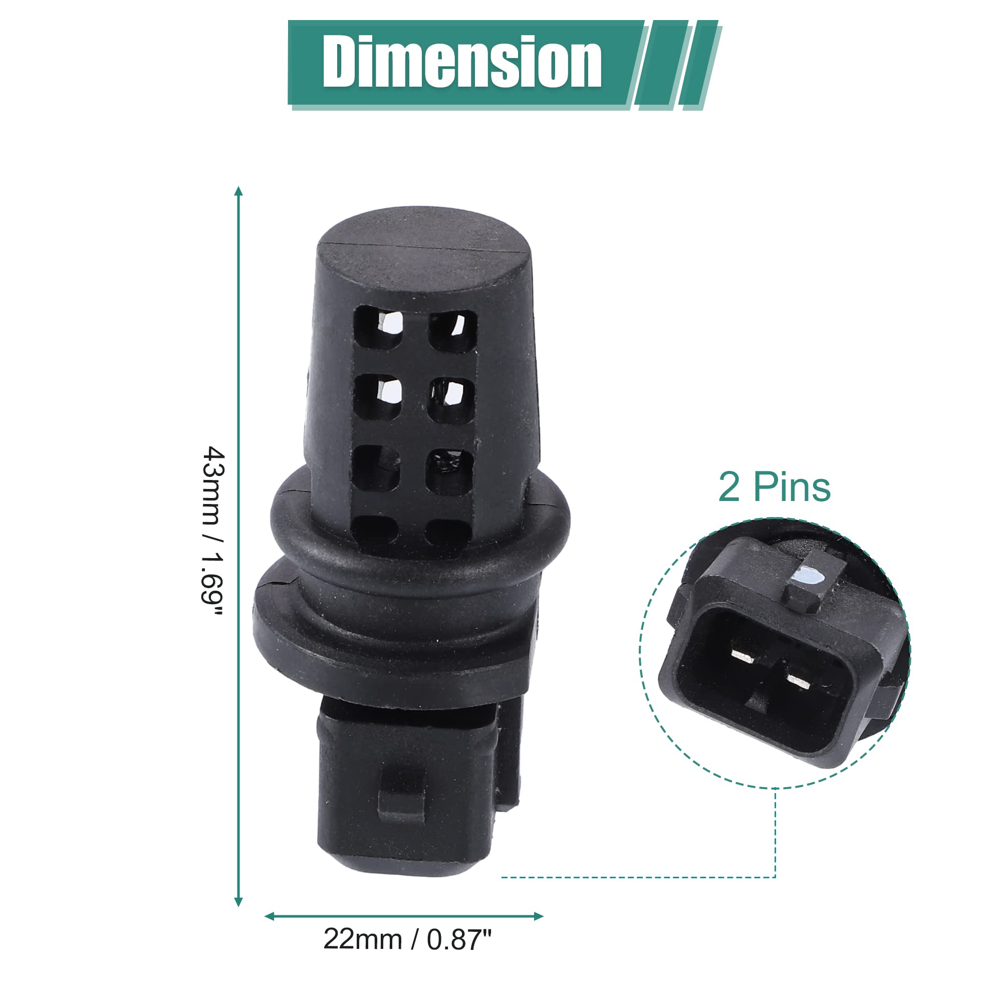 A ABSOPRO Auto Aria Aspirazione Carica Temperatura Sensore 96183228 per per Chevrolet Aveo
