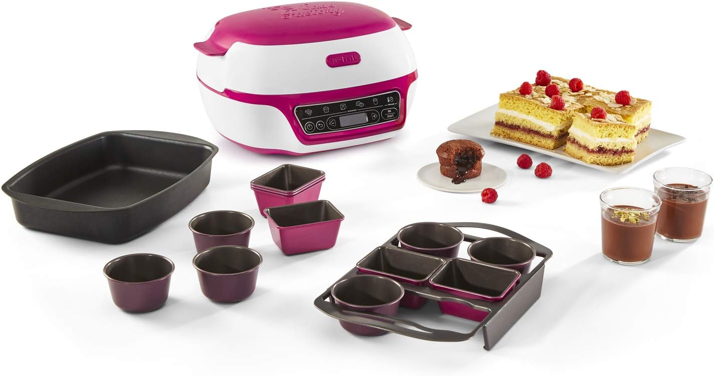 Machine à Gâteaux Tefal Cake Factory Délices - 5 Programmes Automatiques + Moule Inclus - Gâteaux Parfaits