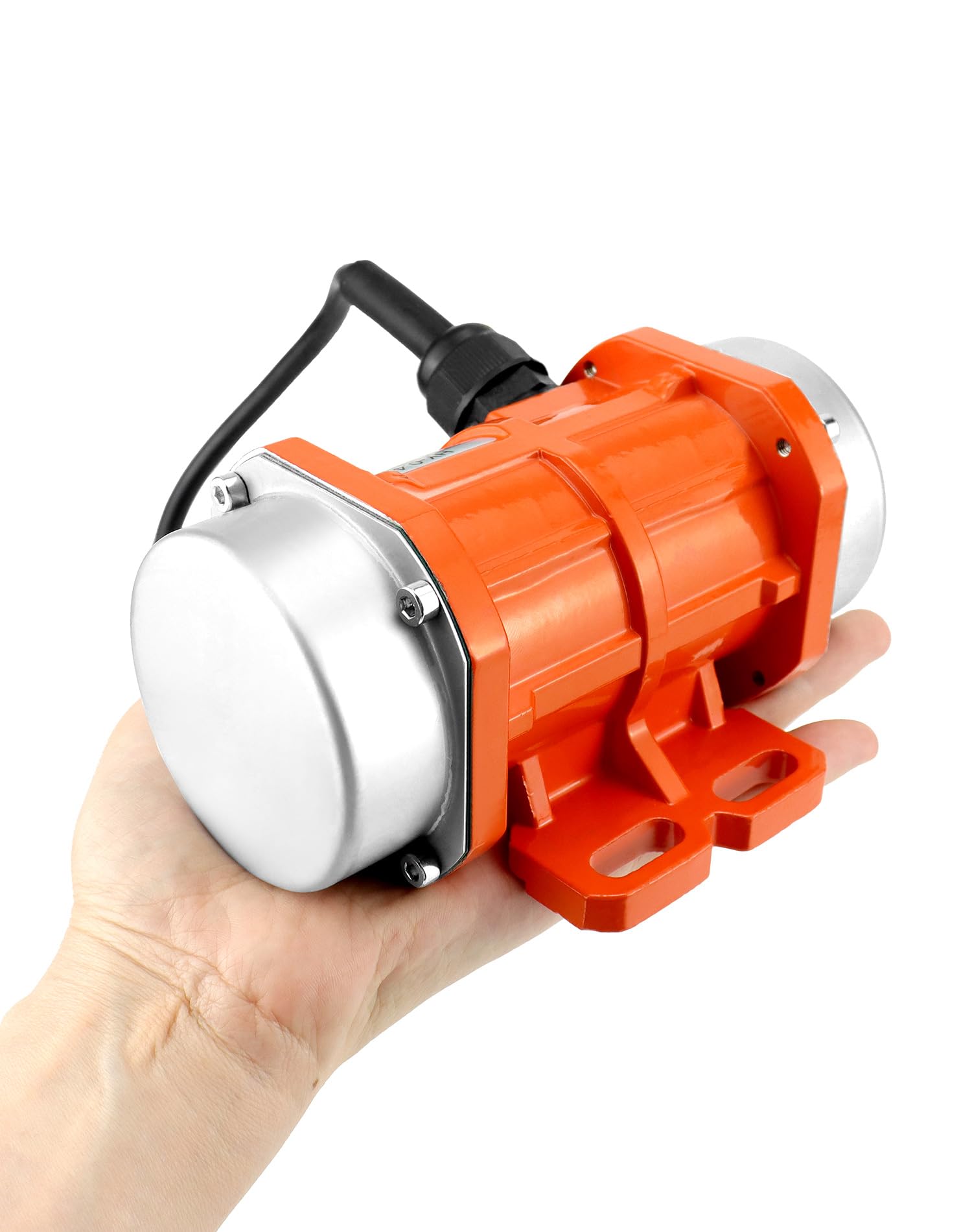 QWORK® Moteur de vibration monophasé, 40W 220V, petit moteur vibrateur, 3000 tr/min