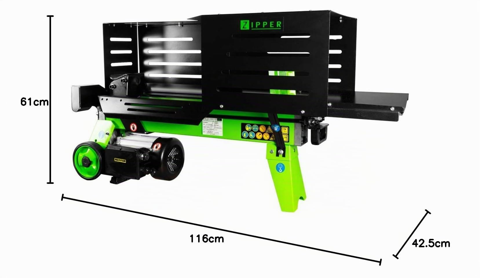Zipper - Fendeuse à bûches horizontale 52 cm 5 tonnes - 230 V 2200 W - ZI-HS5TN - Zipper