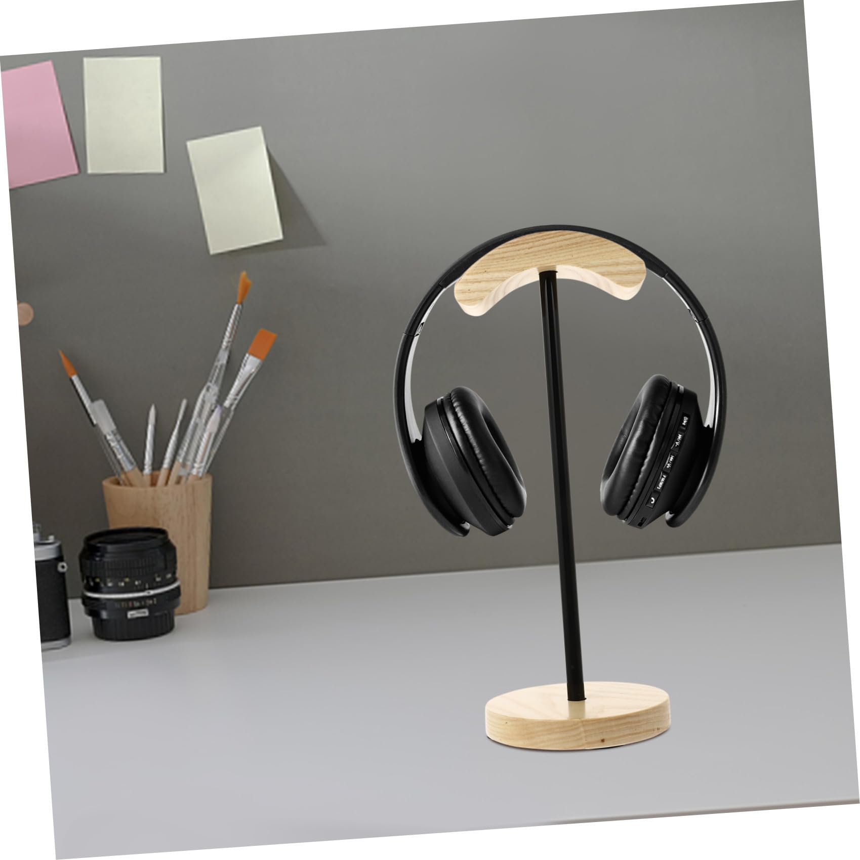 VILLCASE Soporte de Auriculares para Gaming y Escritorio Organizador de Auriculares Durable y Estable para Cafés Habitaciones de Estudio