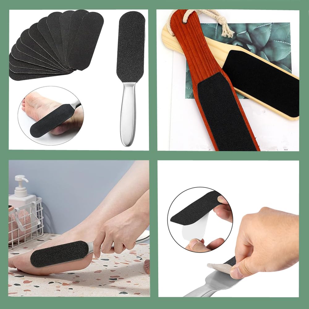 Reemplazar Pedicure, CAASFOOY 20pcs Reemplazar Pedicure, Reemplazar Pedicure, Reemplazar Pedicure, Reemplazar Pedicure Rasp
