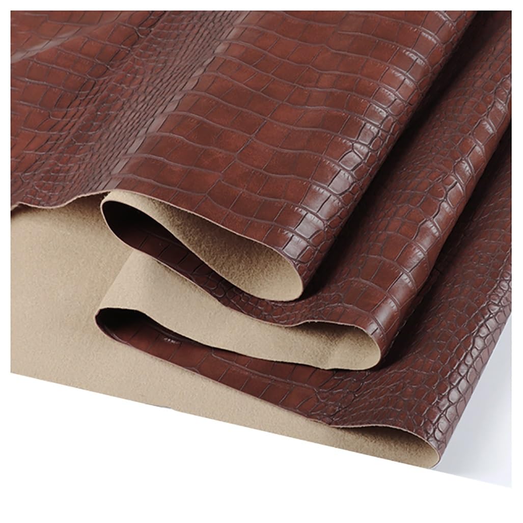 Tissu en similicuir PU robuste aspect crocodile pour housse de chaise