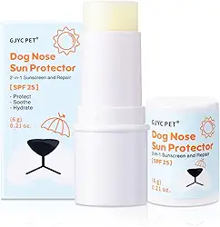 Protetor solar de nariz para cães FPS 25 – Proteção solar natural e segura com manteiga de karité e espinheiro marítimo – hidrata e protege narizes sensíveis – sem fragrância