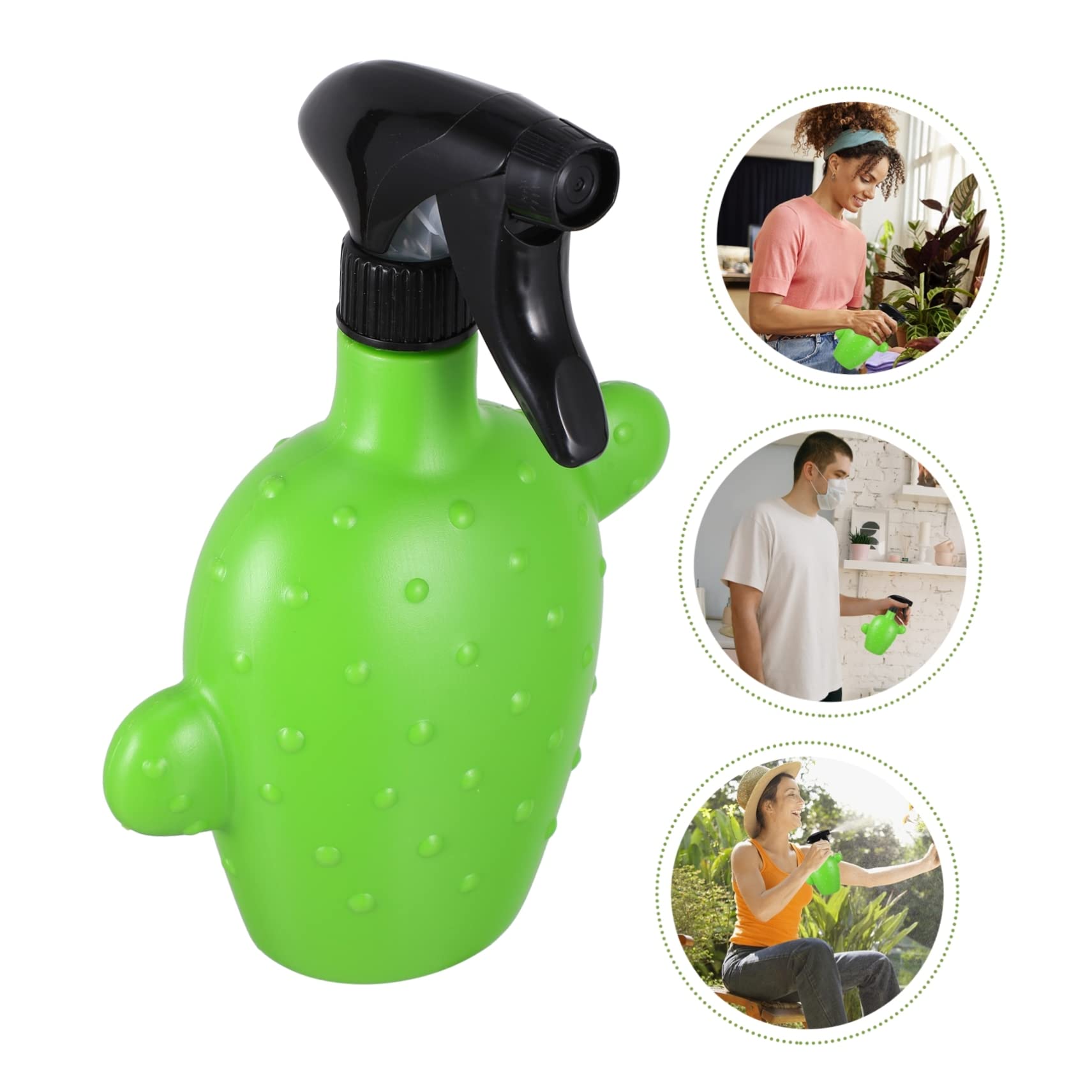 ABOOFAN 3pièces Bouteille Pulvérisateur Forme De Cactus Pour Arrosage Et Jardinage Outil Pratique De Jardinage Pour Plantes Intérieur Et Extérieur
