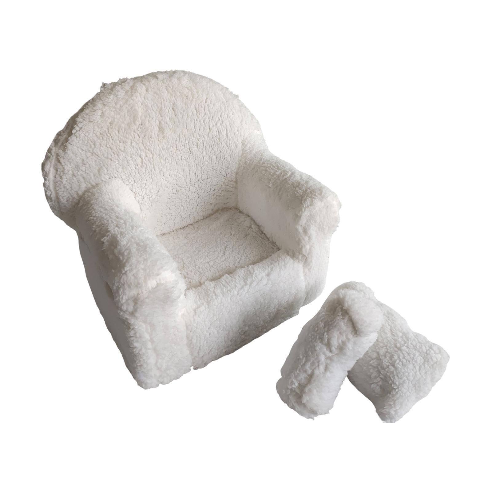 Set di Cuscini per Neonati, per Posa Fotografica, Morbidi e squisiti, in Tessuto, per Neonati e Bambine, con Divano e Accessori per Fotografia, Stile B