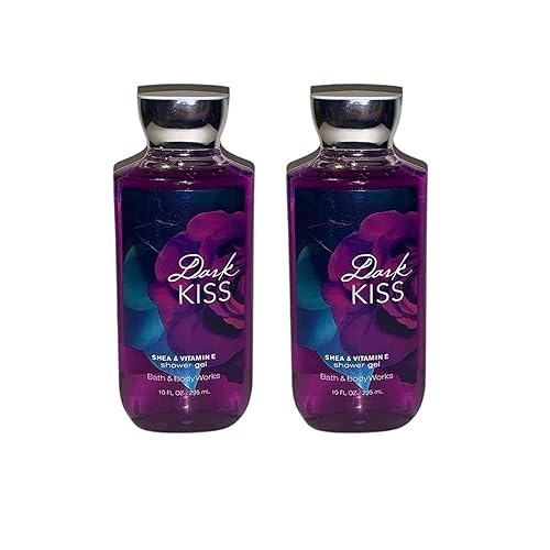 Bath and Body Works - Juego de 2 gel de ducha de 10 onzas líquidas (Dark Kiss) multicolor