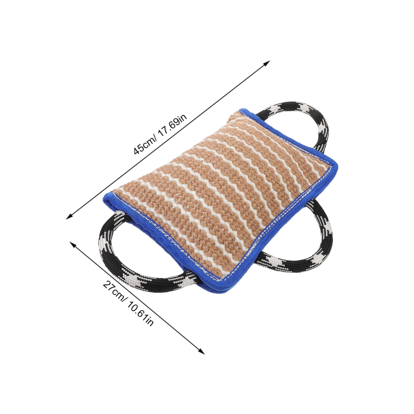 Almohadilla para Morder Perros de Lino Resistente Herramienta Profesional para Entrenamiento Canino Concentración y Dueño Mascota Juguete Duradero para y Morder con Azul