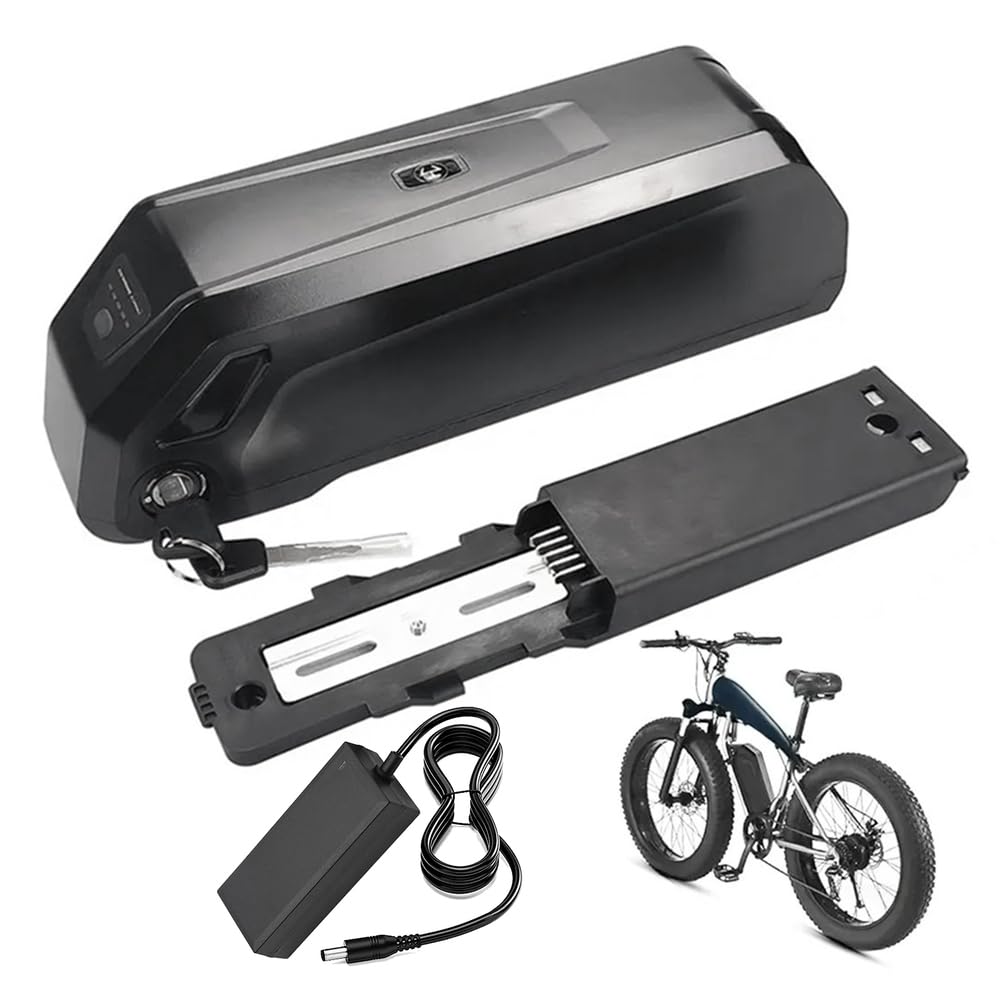 Batería de Iones de Litio de 48 V y 36 V (10,4 Ah, 12 Ah, 15 Ah y 17 Ah) con Cargador para Kit de conversión de Motor de 0 a 750 W.