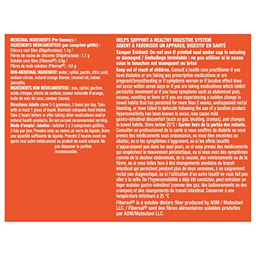 Metamucil Fibre Gummies Plant Based & No Sugar Added, Help Provide Gentle Relief Of Irregularity - 180 Gummies #TOP2