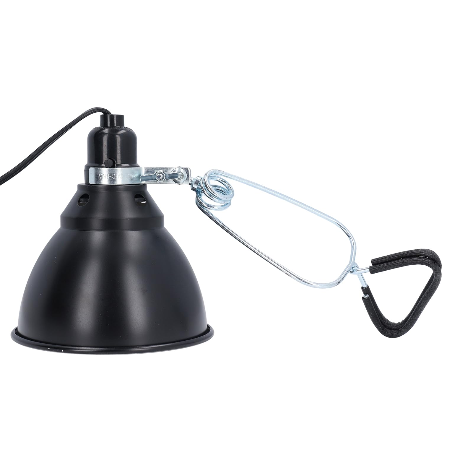 Reptile Light Fixture, 250W Aluminum Deep Dome Heat Lamp with 360 Degree Rotation, for E27 UVA UVB Bulb and Infrared Ceramic Heaters - image 4
