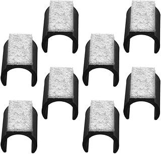 8pcs U-Shaped Furniture Leg Caps with 19mm Felt Pads Non-Slip Chair Floor Protectors for Hardwood Floors Noise Reduction Sturdy Furniture Feet Covers