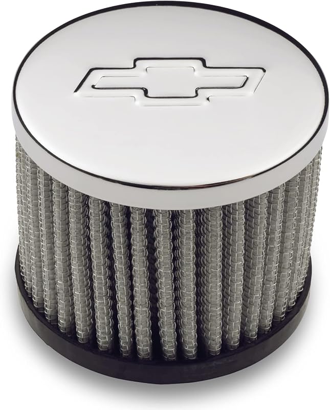 Respiro do motor com filtro e emblema Chevrolet Bowtie ProForm 141-622 – 1 unidade