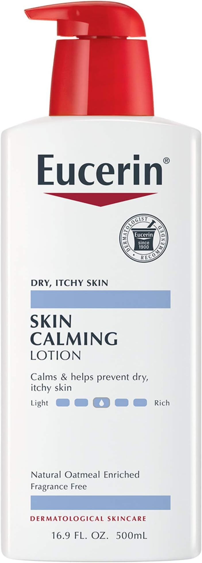 Skin Calming Lotion - Full Body Lotion for Dry, Itchy Skin, Natural Oatmeal Enriched - 16.9 fl. oz Pump Bottle
