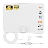 TV Antenna Indoor, Digital Amplified Indoor HDTV Antenna, 1080p VHF UHF Television Local Channels Detachable Signal Amplifier and 16.5ft Long Coax Cable