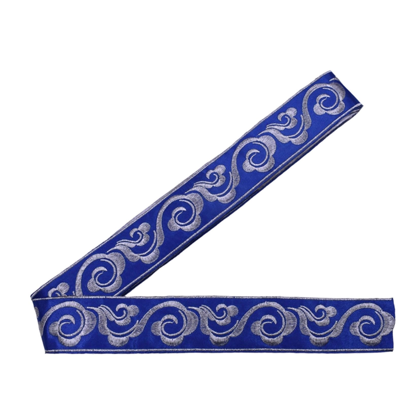 Xinsheinelry Iron on Embroidery Applique 4.7M Long Washable Adhesive Fabric Tape Tape for Traditional Costume Dressmaking Decoration Tradition Clothing Accessories