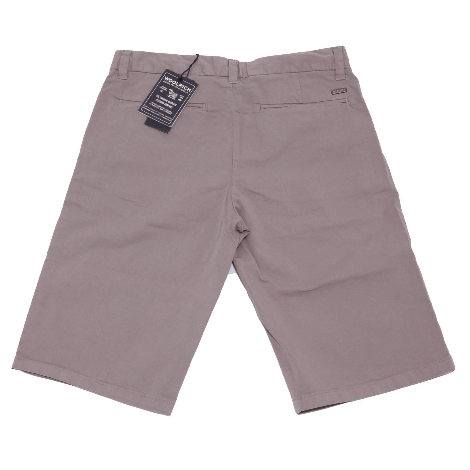 WOOLRICH 5130AB bermuda bimbo BOY STRETCH grey garment dyed shorts kid