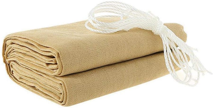 WONDERHOO Sun Shade Sails Rectangle Beige Canopy Cover Awning for Patio GardenOutdoor Facility and Activities 6' x 10'