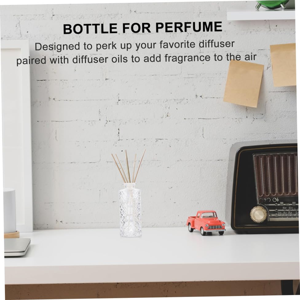 Botellas de Aromaterapia de Vidrio Transparente 4 pcs miniatura 6