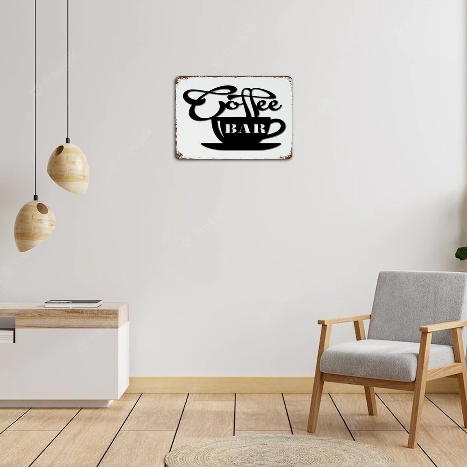 Targa In Metallo Vintage Benvenuto, 20,3x30,5 Cm, Per Interni/esterni, Con Fori Preforati