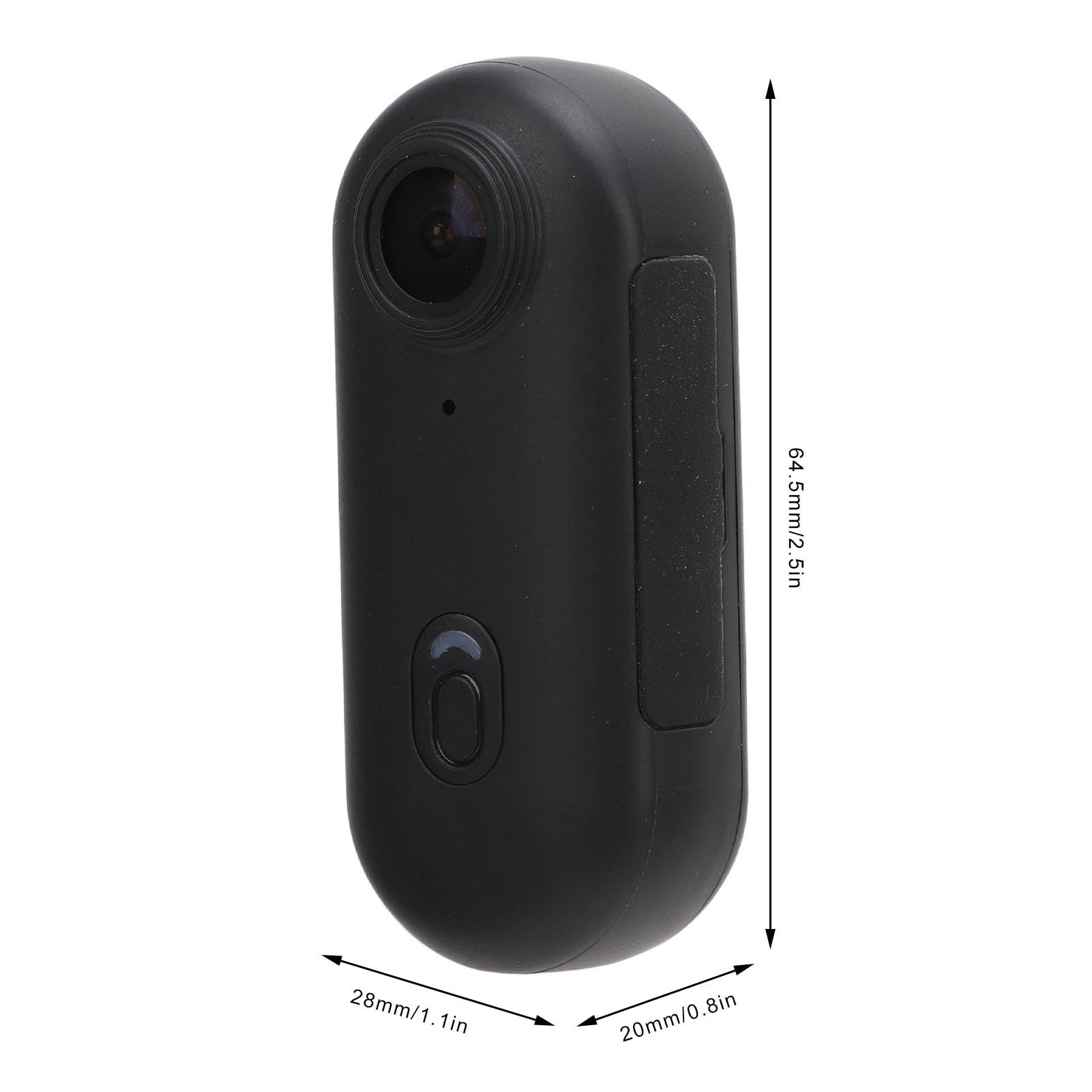 Mini Kamera Korpusowa 1080P HD, Magnetyczna Kamera Akcji do Noszenia z Klipsem z Tyłu, Kamera z obrożą dla Zwierząt, Rejestrator Wideo, Kamera na Kasku, Kamera do Vlogowania do