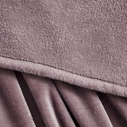 Bourina Fleece Blanket Flannel Throw Blanket (Lavender,Twin Size ) Lightweight Cozy Microfiber Blanket For Sofa, Couch, Bed, Camping, Travel, 60X80 Inches #TOP5